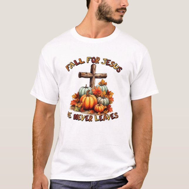 Croix de foi : T-shirt de Jésus Inspirationnel" (Devant)
