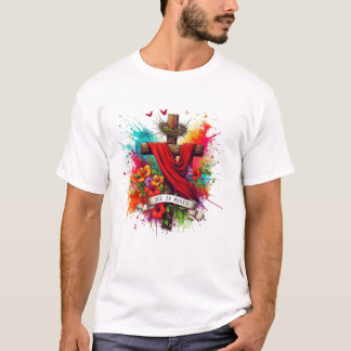 Croix de foi : T-shirt de Jésus Inspirationnel"