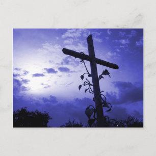 Croix de Jésus Je suis la carte postale chrétienne