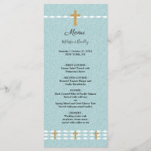 Croix de menu léger de mariage de Jésus-Christ