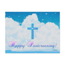 Croix de passage à niveau - Carte postale