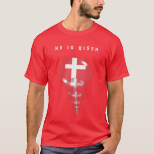 Croix de résurrection Il est ressuscité T-shirt