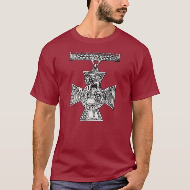 Croix de Victoria pour le T-shirt de bravoure (Devant)