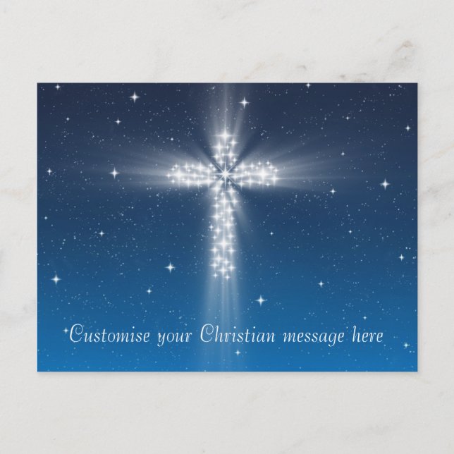 Croix d'étoile n° 5 - Carte postale Horizontale Bl (Devant)