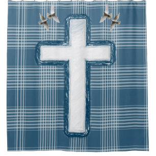 Croix du rideau de douche