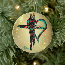 Croix du Sud-Ouest Et Ornement De Noël Du Coeur