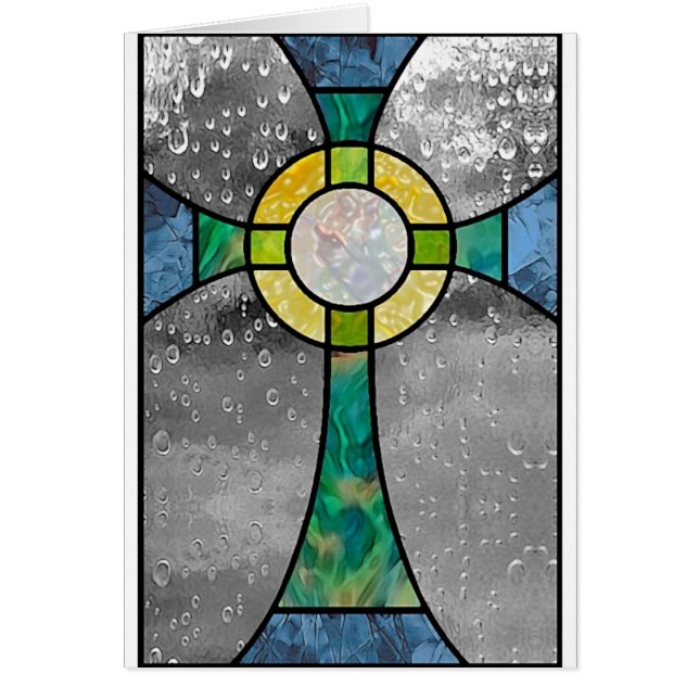 Croix en verre souillé (Devant)