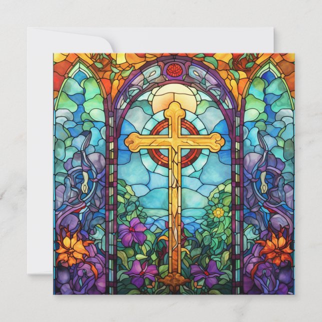 Croix en verre tendu (Devant)