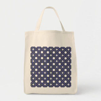 Croix et bleu Carré - Sac fourre-tout