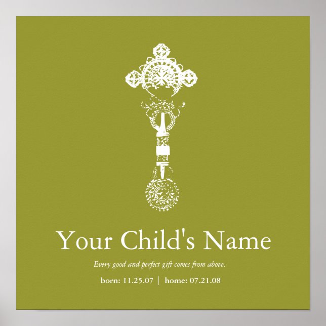 Croix éthiopienne - Poster commémoratif (Devant)