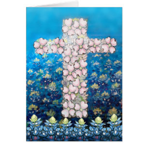 Croix florale