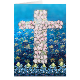 Croix florale