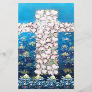 Croix florale