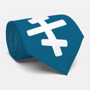 Croix orthodoxe cravate élégante pour le cou
