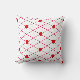 Croix Rouge Roses Criss Croix Motif Coussins