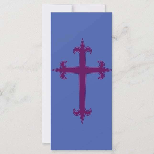 Croix violette Art dévotionnel pour le Carême et l (Devant)