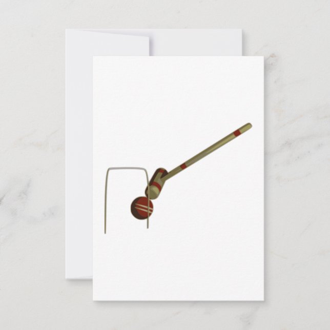 Croquet Mallet et balles (Devant)