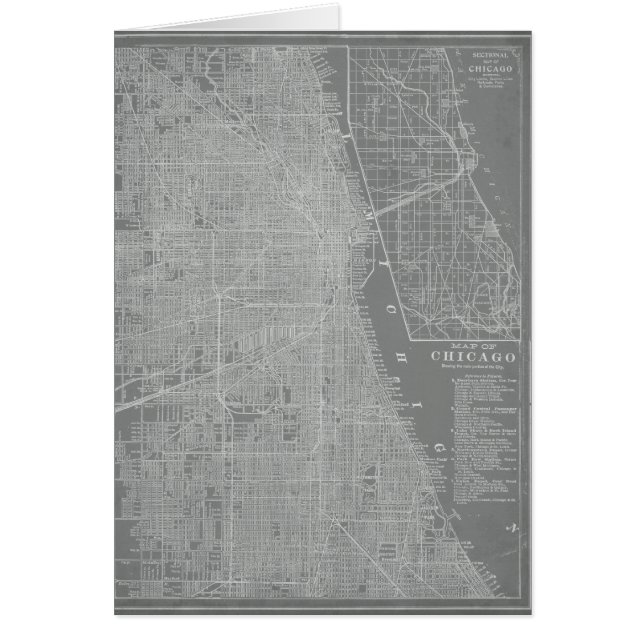 Croquis de Chicago City Map (Devant)