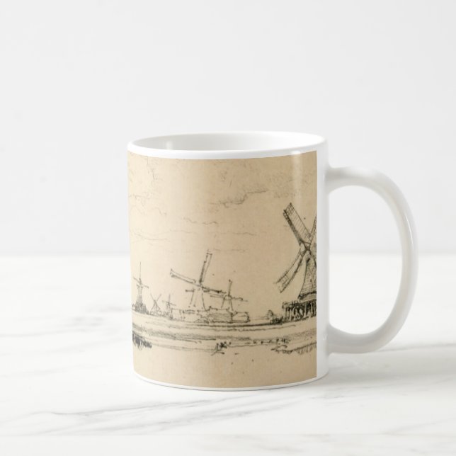 Croquis de la tasse de Windmills (Droite)