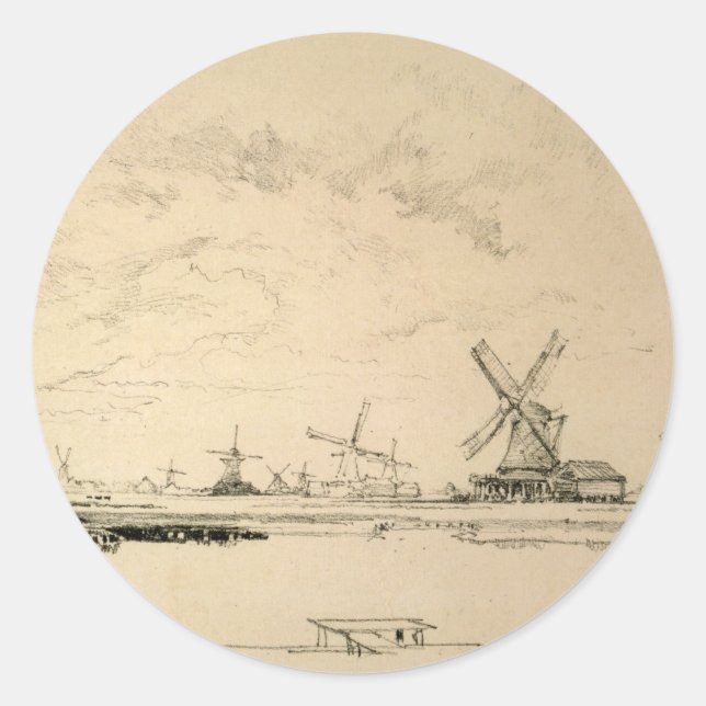 Croquis des autocollants Windmills (Devant)