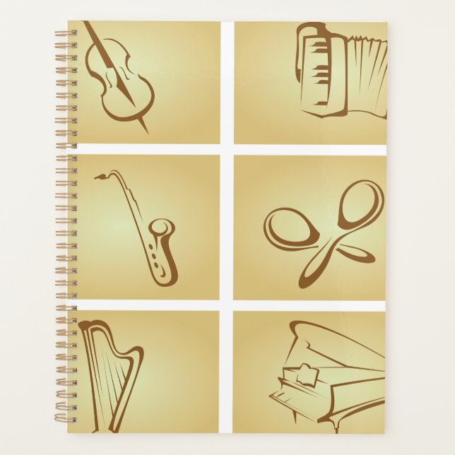 Croquis d'instruments de musique (Devant)