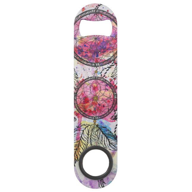 Croquis en aquarelle Dreamcatcher "Chase your Drea (Devant)