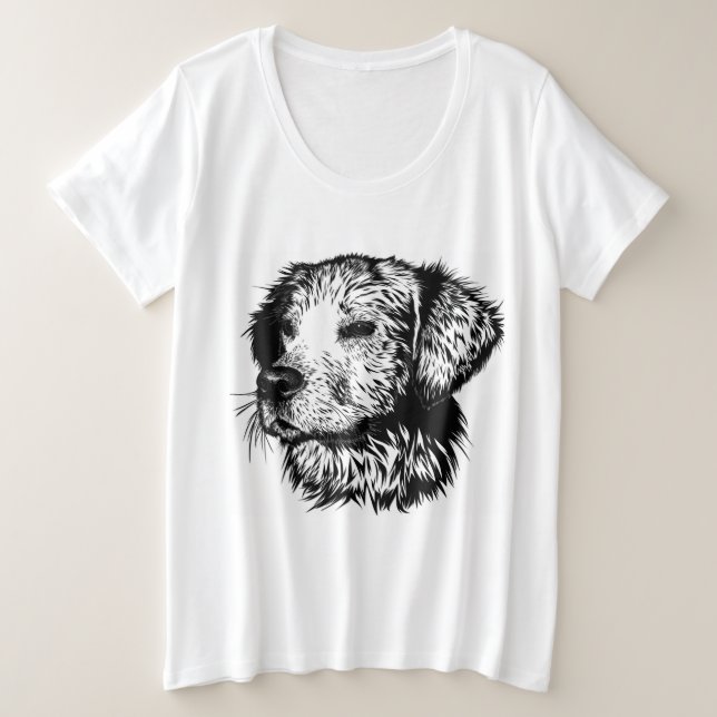 Croquis en tête de canine (Design devant)