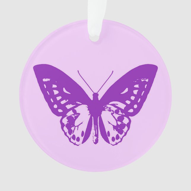 Croquis papillon, rose orchidée et violet (devant)