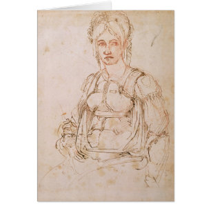 Croquis W.41 d'une femme assise