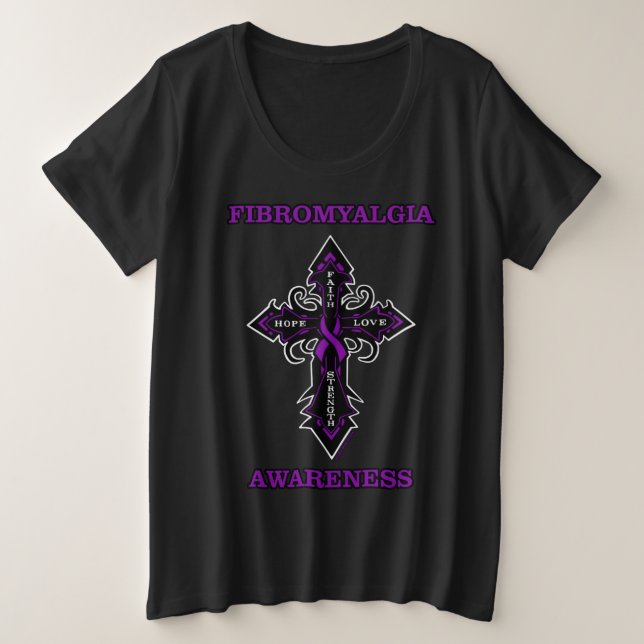 Cross/Awareness...T-shirt Fibro (Design devant)