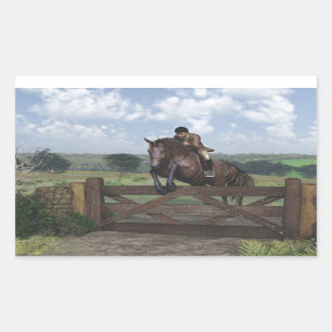 Cross Country - Sticker Cheval de saut