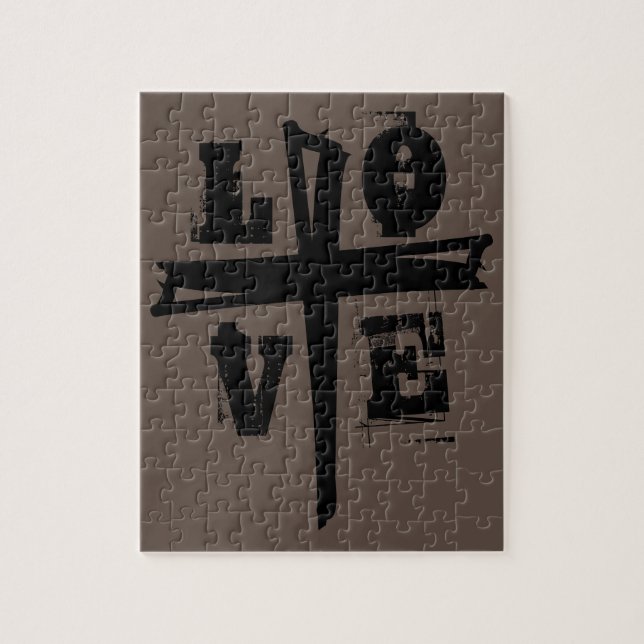 CROSS et LOVE uniques | Jigsaw Puzzle (Vertical)