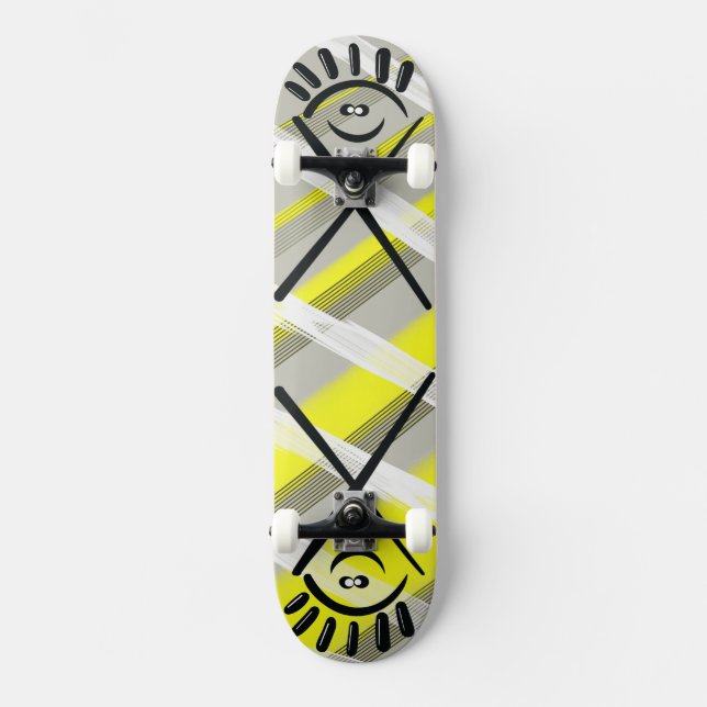 Cross Eyes – Skateboard Urbain Minimal (Recto)