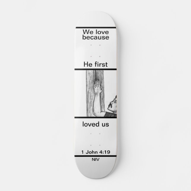 Cross Love skateboard (Recto)