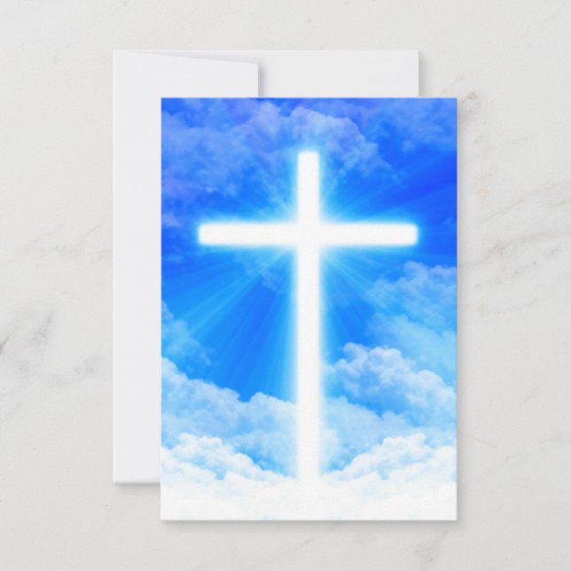 Cross of Light Jesus Christ Customizable Christian (Devant)