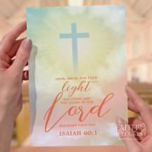 Cross Ombre Sky Clouds Écriture Bulletin Eglise