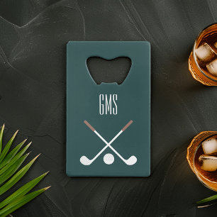 Crosse de golf monogramme 3 lettres