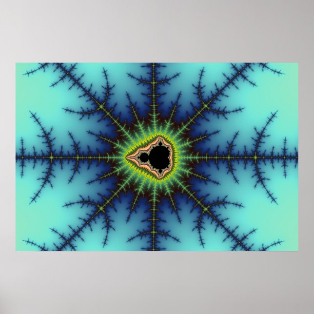 Crosshairs - Fractal Poster (Devant)