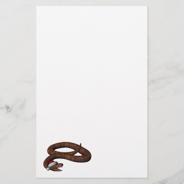 Crotale Avec Le Chapeau Du Père Noël (Devant)