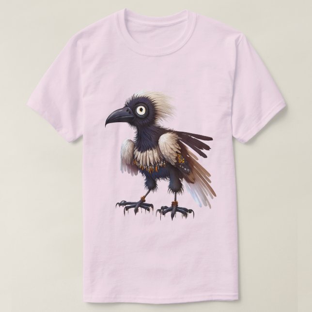 Crow Punk 02 T-Shirt (Design devant)