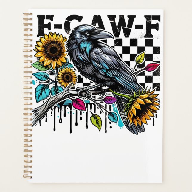 Crow Raven F-CAW-F Drôle Halloween (Devant)
