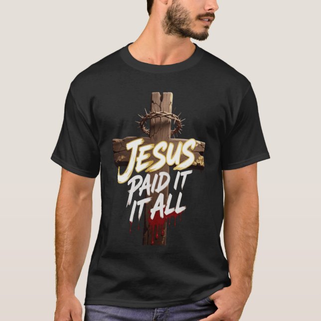 Crown of Thorns Jesus Shirt – Christian T-Shirt (Devant)