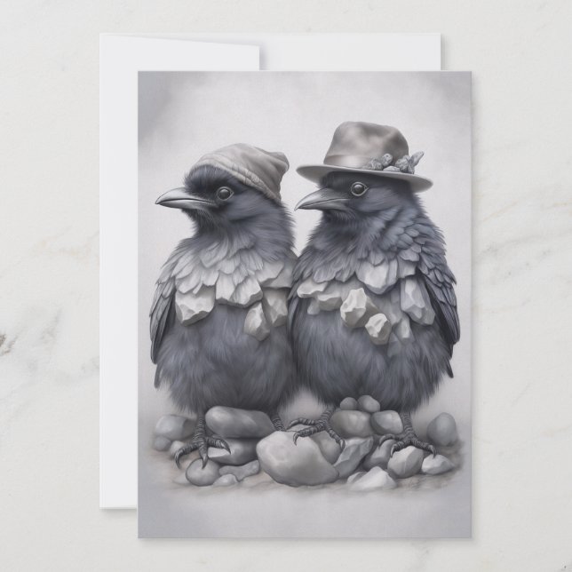 Crows Rock ! Carte de la famille grand-père (Devant)