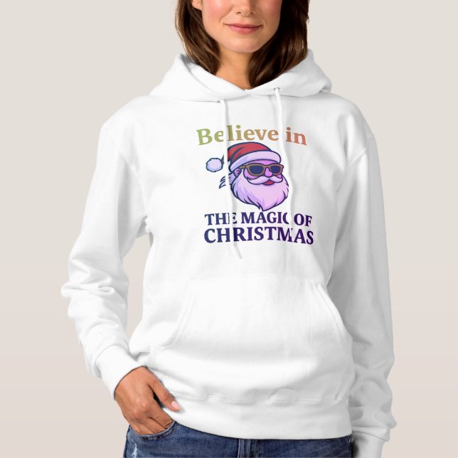 Croyez à la magie de Noël Pullover Unisexe  (Devant)