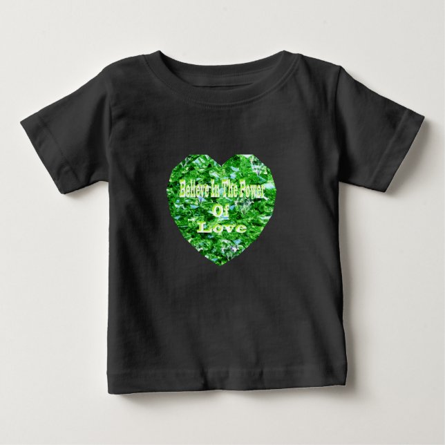 Croyez En La Puissance De L'Amour, Tshirt Bébé (Devant)