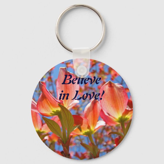 Croyez en l'Amour ! porte-clés Fleurs de Cornouill (Recto)
