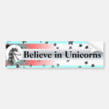 CROYEZ EN UNICORNS Bumper sticker