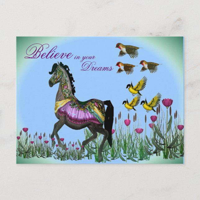 Croyez en votre carte postale Dreams (Devant)