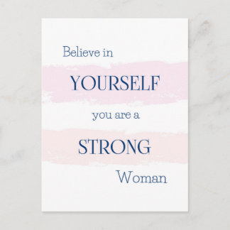 Croyez en votre carte postale / Encouragement pour