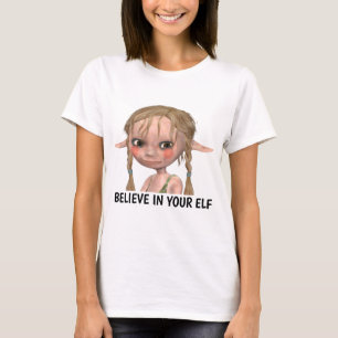 CROYEZ EN VOTRE ELF Drôle T-shirts DOMINANTS DOMIN